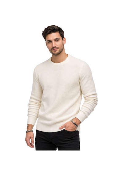 Classics Men Turbulance Slim Fit Bisiklet Yaka Uzun Kol Erkek Triko - 7529 Ekru