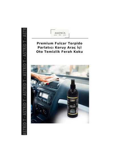 Premium Fulcar Torpido Parlatıcı Koruy Araç İçi Oto Temizlik Ferah Koku