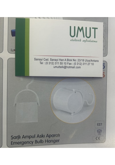 Şarjlı Ampul Askı Aparatı