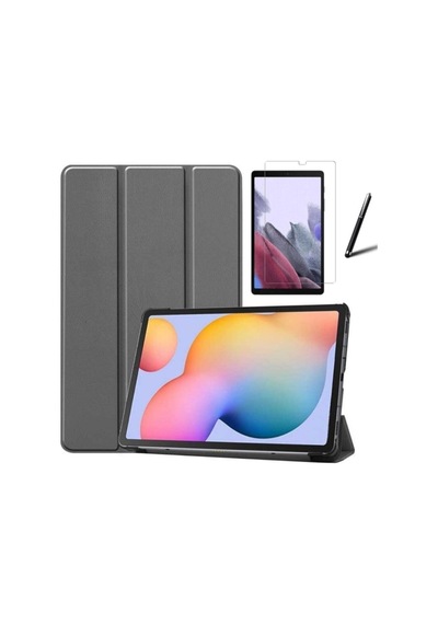 Samsung Galaxy Tab A7 Lite Sm-t220 Uyumlu Akıllı Tablet Kılıfı Ekran Koruyucu Dokunmatik Kalem Arka Kapak