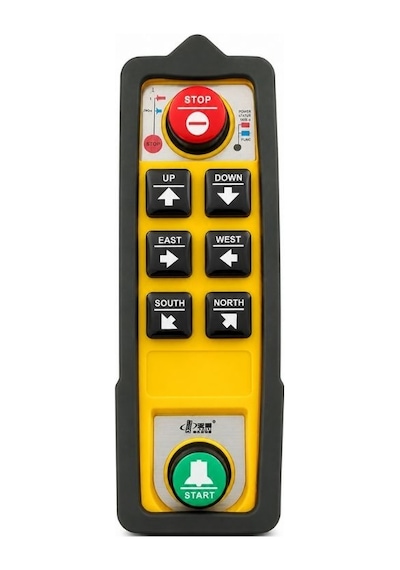 Yayu Yu-6 Vinç Radyo Uzaktan Kumanda Ac 220v 50-60hz Çift Kumandalı Kontrolör