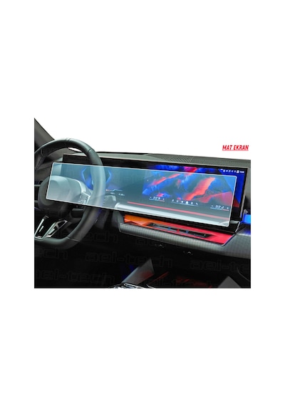Bmw 520i Gösterge Panel Ve Bilgi Ekran Uyumlu Mat Ekran Koruyucu