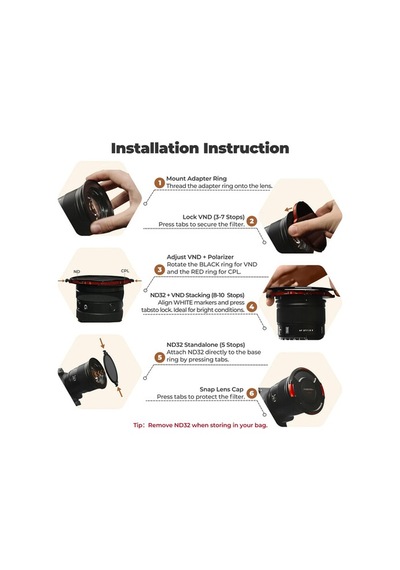 Freewell Fw-l1-mega Real Lockıng Varıable Nd/cpl Filter