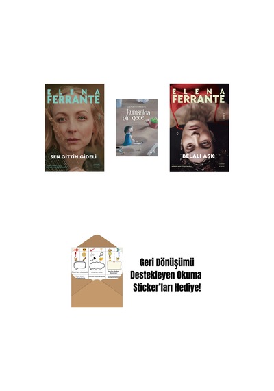 Sen Gittin Gideli + Kumsalda Bir Gece + Belalı Aşk + Okuma Sticker'ları