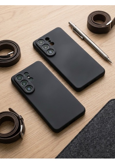 Samsung S26 Ultra Uyumlu Silikon Esnek Lansman Kılıf Siyah