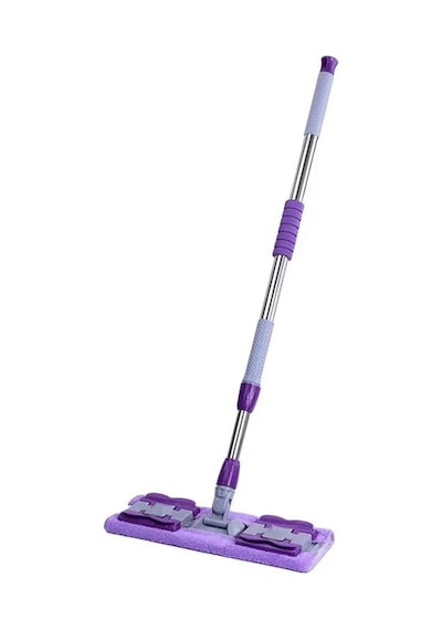 Yedek Bez Hediyeli Ayarlanabilir Mop - Mikrofiber Bezli Mandallı Çok Amaçlı Paspas Yer Mopu