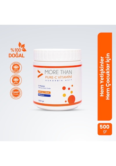 Pure C Vitamini Ascorbic Acid 500 Gr