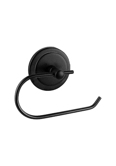 Yapışkanlı Açık Tuvalet Kağıtlığı Wc Kağıtlık Tutucu Siyah Ks-001 Çok Renkli