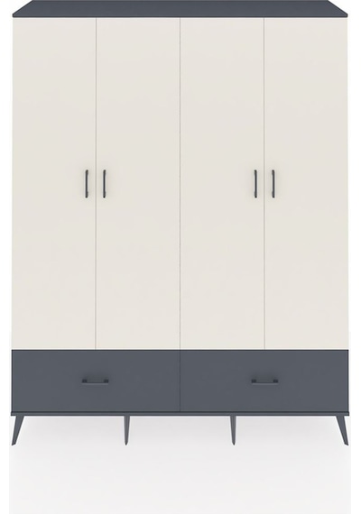 Hyperion Gardrop 6 Raflı 2 Çekmeceli 2 Askılı 176x44x221 Antrasit-aytaşı/antrasit Aytaşı/antrasit Hyperion Gardrop 6 Raflı 2 Çekmeceli 2 Askılı 176x44x221 Antrasit-aytaşı/antrasit Aytaşı/antrasit