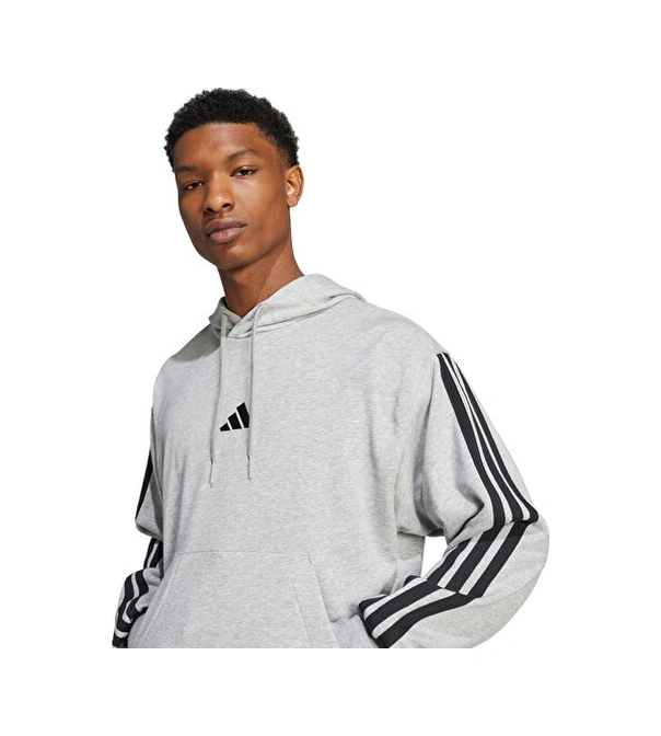 Adidas M 3s Ft Hd Erkek Günlük Sweatshirt Jd1871 Gri Gri