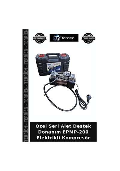 Özel Seri Alet Destek Donanım Epmp-200 Elektrikli Kompresör