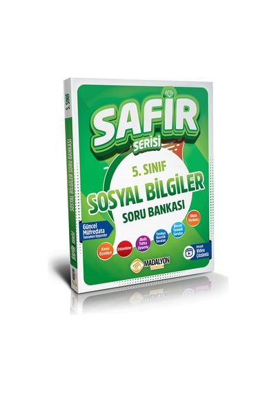 Madalyon - Safir 5 Sosyal Bilgiler Soru Bankası