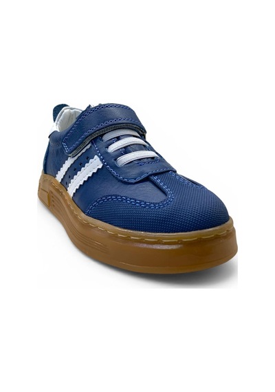 Tuğba Ortopedi 271 Çocuk Okul Öncesi Deri Sneaker Mavi