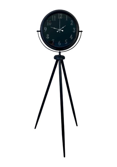 Siyah Elegance Aynalı Tripod 150 X 45 Cm Ayaklı Saat Diğer