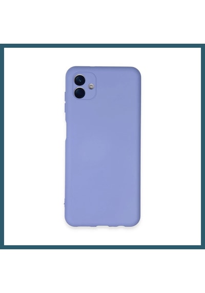 Bezos Samsung Galaxy A04e Kılıf Nano İçi Kadife Silikon - Lila Ob