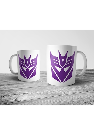 Pixxa Decepticon Logosu - Transformers Kupa Bardak Model 1