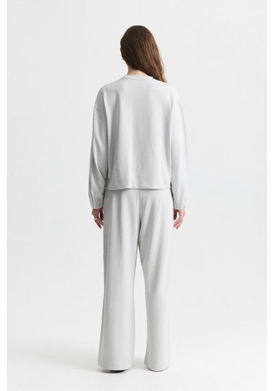 Antioch Bisiklet Yaka Sweatshirt Ve Jogger Pantolon Takım Gri