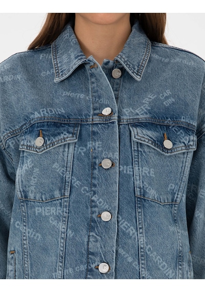 Pierre Cardin Kadın Açık Mavi Ceket Denim 50308527-vr003 Açık Mavi