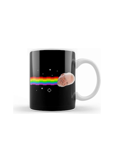 Harold Hide The Pain Nyan Cat Memeß Kupa Bardak Porselen Karışık