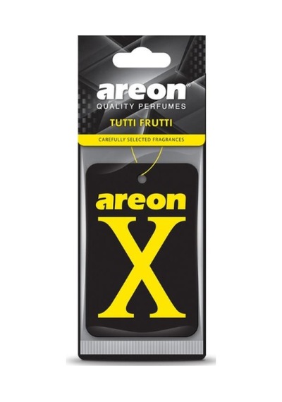 Areon X Tutti Frutti Siyah-sarı Oto Araç Kokusu