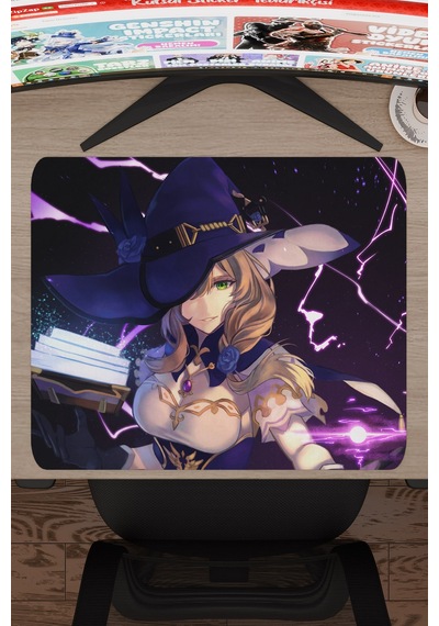 Lisa Genshin Impact Anime Oyuncu V4 - 48x40 Xl Gaming Mouse Pad Fare Altlığı