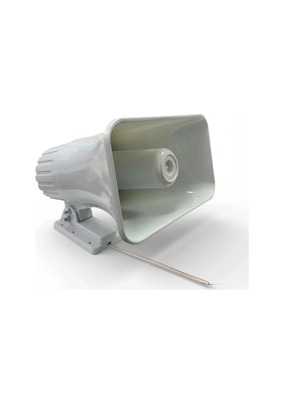 Electroon Pazarcı Ses Sistemi Takım Set 12v Usb Amfi+50w Horn Hoparlör+mikrofon