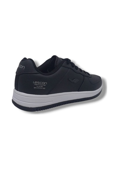 Lescon Zeplin Unisex Siyah Sneaker Spor Ayakkabı Siyah
