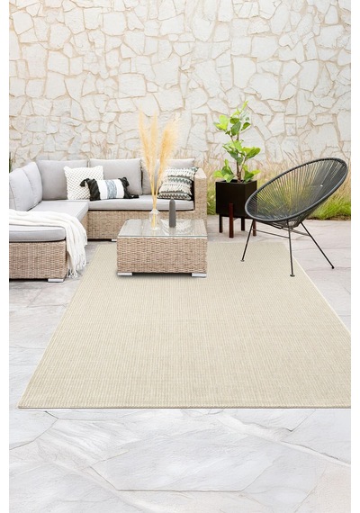 Tiora Tı002a Krem Jüt Halı Naturel Sisal Örme Hasır Modern Yıkanabilir Dayanıklı Tozu Yok