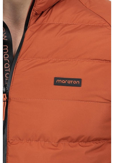 Maraton Sportswear Regular Erkek Dik Yaka Uzun Kol Basic Kiremit Mont 20112-kiremit Kiremit