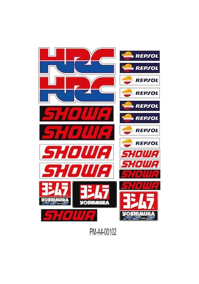 Sticker Seti Hrc Repsol Sponsor Grenaj Kaplama 01 Nötr