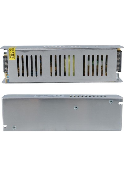 Ledx Aln-m12165s 12 Volt 16.5 Amper 200 Watt Slim Metal Kasa Adaptör 200x60x40mm