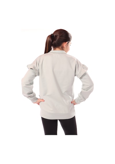Toontoy Kız Çocuk Nakışlı Sweatshirt Yeşil