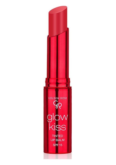 Golden Rose Glow Kiss Tinted Shea Yağı Hyaluronik Asit Ve Vitamin E İçeren Renkli Dudak Balmı 02 Strawberry