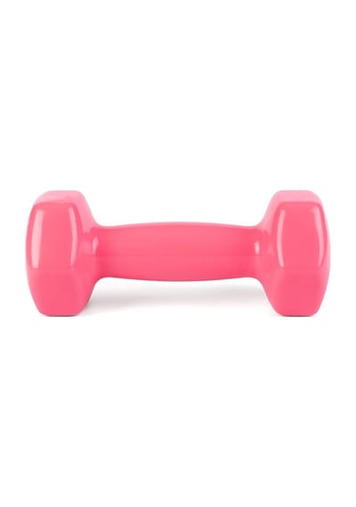 Gymo Hex Shape Vinil Dambıl 2x1kg Pembe