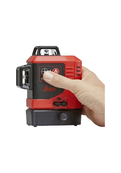 Leica Lino L6R 3 Eksen 360 Derece Çapraz Çizgili Şarjlı Kırmızı