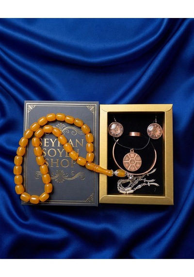 Özel Tasarım Kitap Kutulu Kadın Bakır Takı Seti Ve Tesbih Kombini - Kolye Küpe Bileklik Yüzük 5 Parça Otantik Şık Hediyelik - Doğum Günü Yıl Dönümü Anneler Günü Kadınlara Özel Gösterişli Hediye - N-00036 Özel Tasarım Kitap Kutulu Kadın Bakır Takı Seti Ve Tesbih Kombini - Kolye Küpe Bileklik Yüzük 5 Parça Otantik Şık Hediyelik - Doğum Günü Yıl Dönümü Anneler Günü Kadınlara Özel Gösterişli Hediye - N-00036