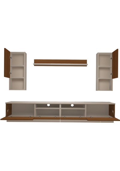 Decoraktiv Trendstyle 5220da Mdf Tv Ünitesi Tv Sehpası Beyaz - Ceviz