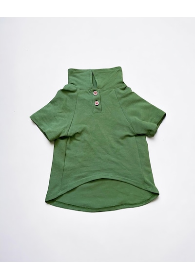 Grass Green Kedi Gömleği Kedi Kıyafeti Kedi Elbisesi