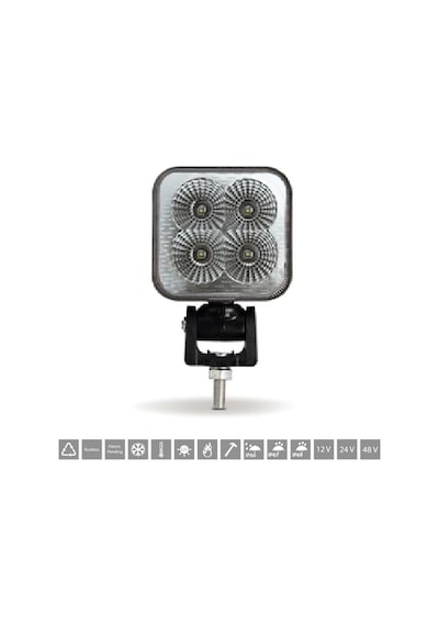 Serko Sq 100cp Led Çalışma Lambası 4 Ledli 12-24v Uyumlu