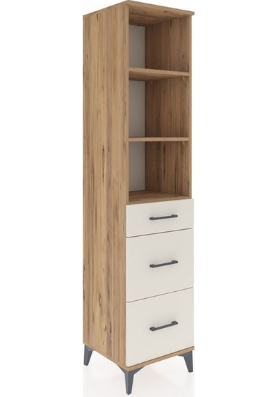 Hyperion Dolap 3 Raflı 3 Çekmeceli 44x44x195 Çam-aytaşı Atlas Çam