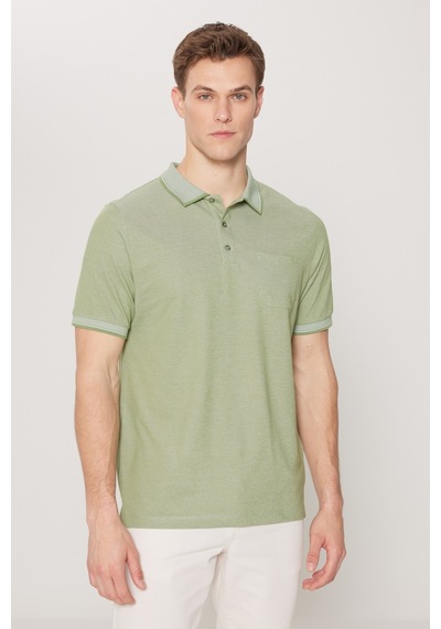 Ac&Co / Altınyıldız Classics Erkek Yeşil Polo Yaka Cepli Regular Fit Bol Kesim Düz Tişört 4A4820200004YslxXL Yeşil Ac&Co / Altınyıldız Classics Erkek Yeşil Polo Yaka Cepli Regular Fit Bol Kesim Düz Tişört 4A4820200004YslxXL Yeşil