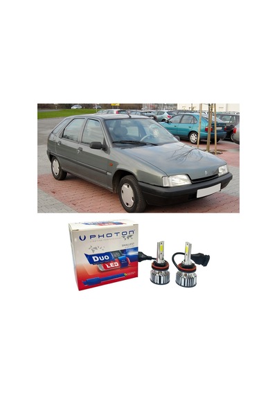 Citroen Zx Led Xenon Uzun + Kısa Far Ampulü H4 Duo Yeni Seri Beyaz