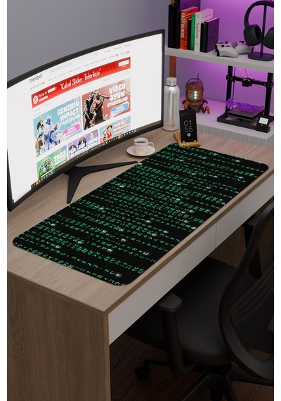 Matrix V3 90x40 Xxl Gaming Kauçuk Kaymaz Taban Mouse Pad Fare Altlığı