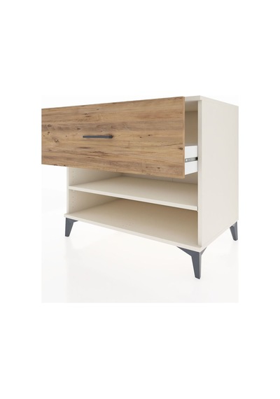 Kronos Şifonyer Tek Raflı Tek Çekmeceli 88x59x80 Aytaşı-çam Aytaşı