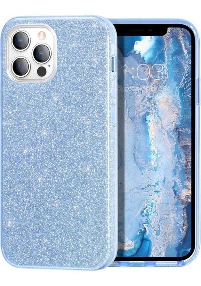 Apple Uyumlu  iPhone 12 Pro Max Kilif ???Zore Eni Parildayan Tasli Kilif 462290412