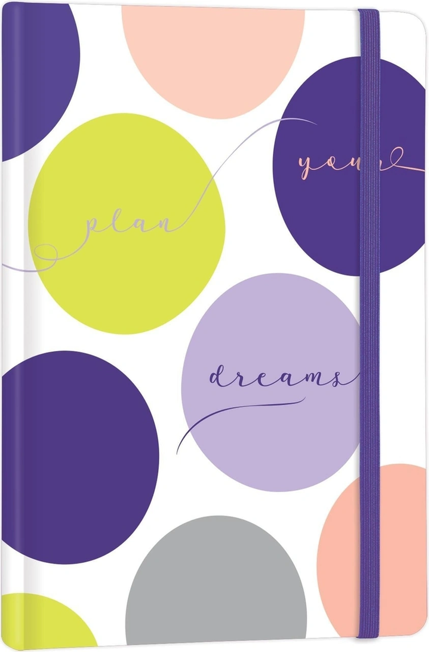 Venzi Art Sert Kapak Vegan Deri 192 Sayfa A6 80gr. Çizgili Defter Mor