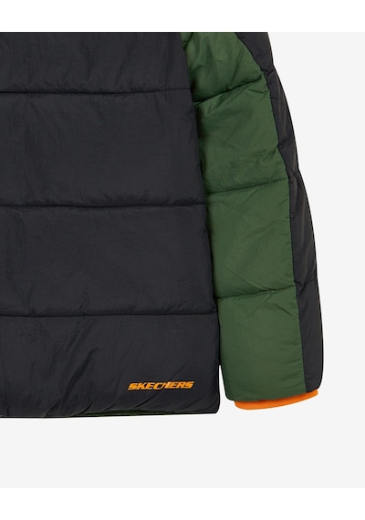 Skechers B Puffer Jacket Büyük Erkek Çocuk Siyah Mont Sk2620140-1602