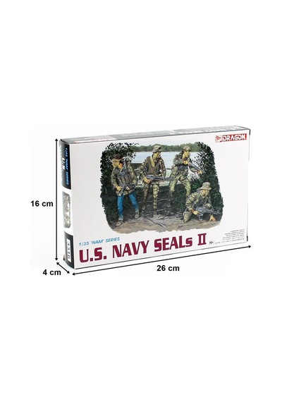 1/35 Amerikan Donanması Vietnam Seal Ekibi-2 Maketi, Dragon 3316