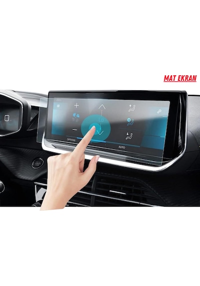 Peugeot 2008 2019-2020 Navigasyon Ve Multimedya Uyumlu Mat Ekran Koruyucu