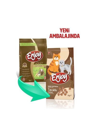 Kuru Kedi Maması, Tavuklu, Yetişkin, Keten Tohumu İle Omega 3 & 6 Katkısı, 1 Kg